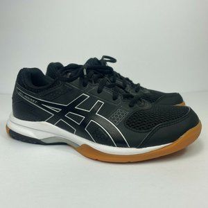 ASICS Gel Rocket 8 Women's Size 6.5 Volleyball Shoes Sneakers Black/White B756Y
